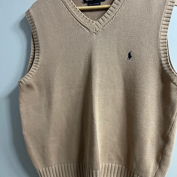 폴로 랄프로렌 브이넥 면 베스트(정품) L-xL