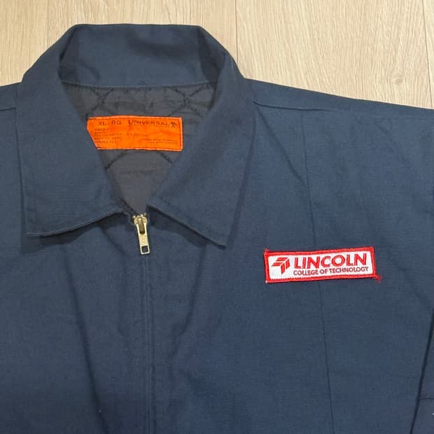 유니버셜오버롤 워크 자켓 퀼팅 누빔 네이비 XL