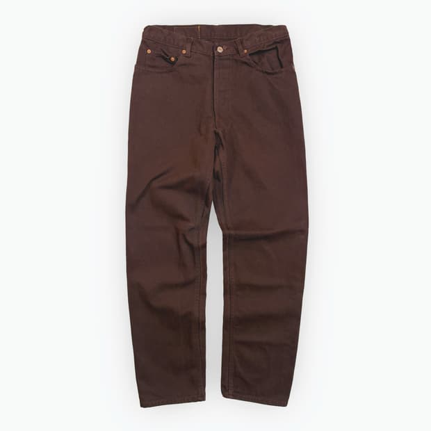 [36x34] 90s USA Levi’s 501 brown pants