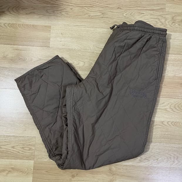 [XL] 디스이즈네버댓 다이아몬드 퀼팅 팬츠 바지