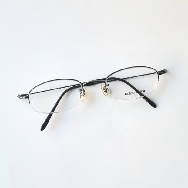 데드스탁 Giorgio Armani 클래식 반무테 안경  507