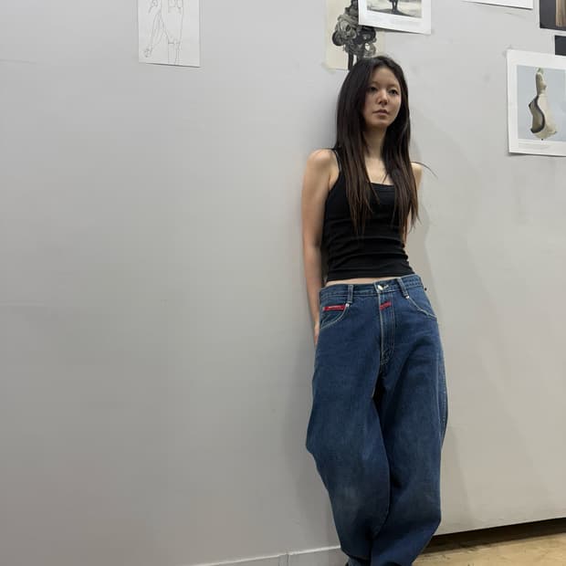 도그타운 와이드 올드스쿨 무드 데님팬츠