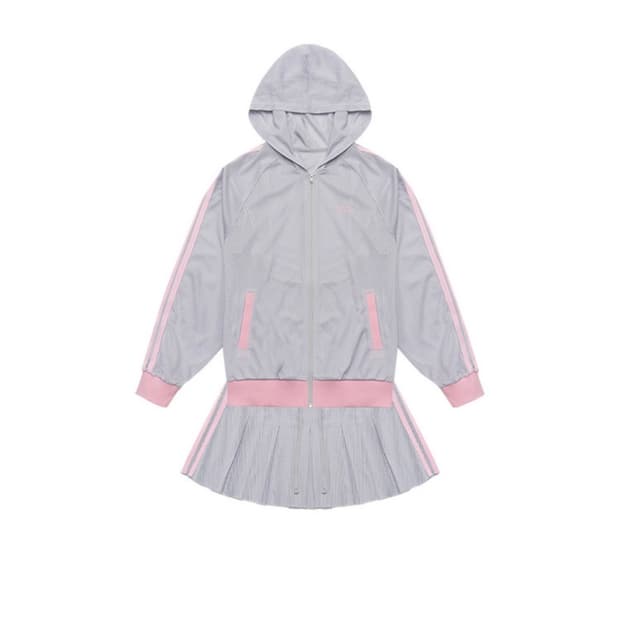 퍼피북클럽 PBC Mesh Zip-up Set (gray) 매쉬 집업