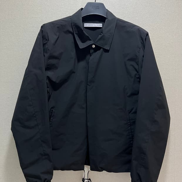 포스트아카이브팩션 8.0 코치자켓 블랙