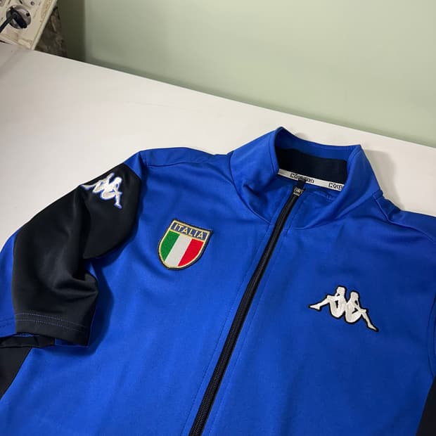 95-100 L 카파 풋볼 파검 이탈리아국대 반팔 축구트랩탑