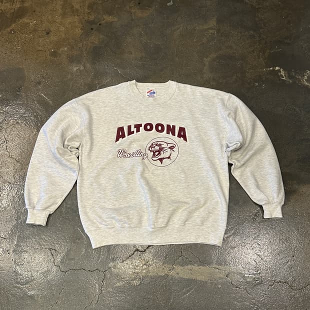 90s Jerzees 져지스 Altoona 불독 맨투맨 스웻셔츠 XL