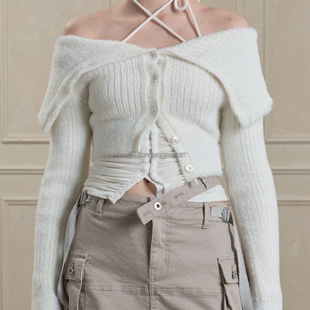 페인오어플레져 페탈 오프숄더