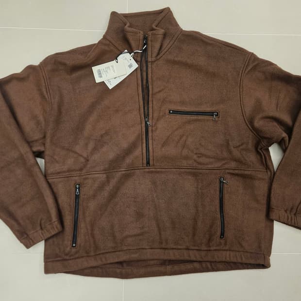 (4)오라리 25aw 실크 플리스 브라운