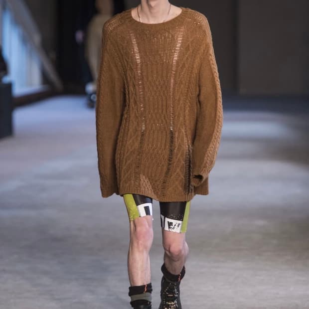 M/ 마르지엘라 오버사이즈 케이블 니트 스웨터