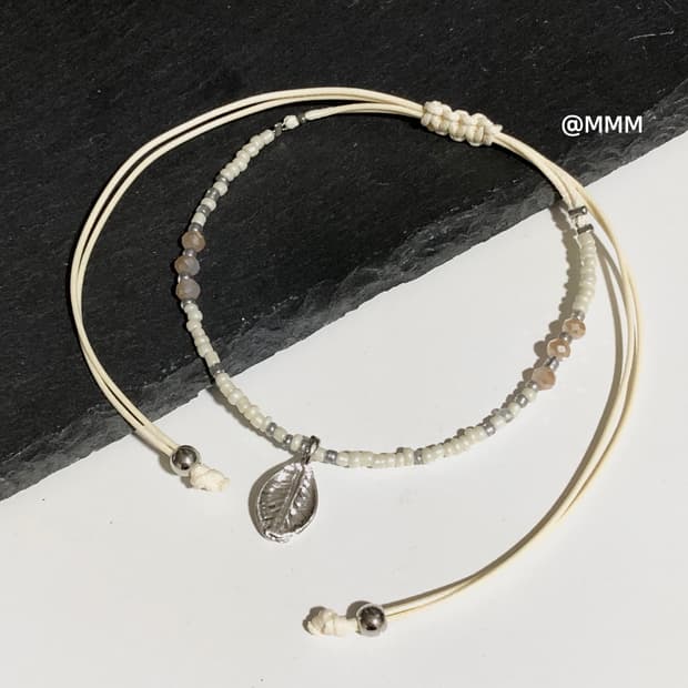 (Unisex) 비즈 스트랩 팔찌