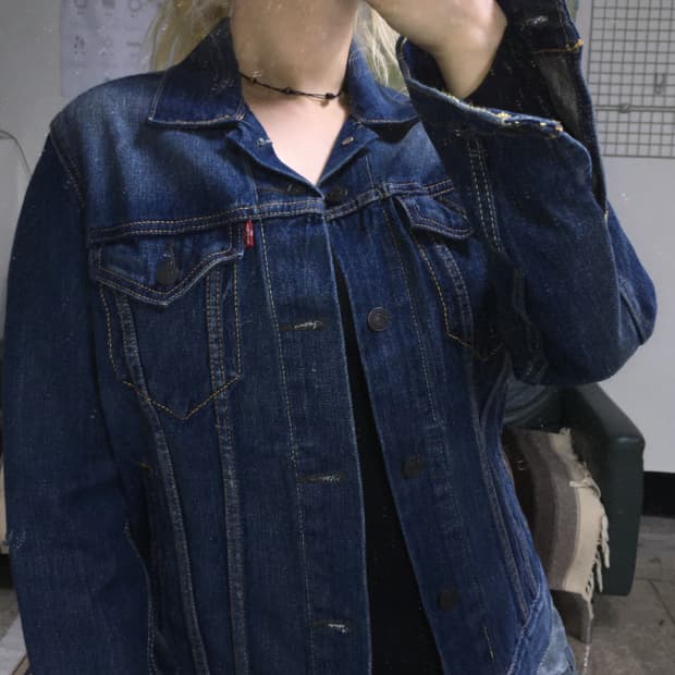 투티/0131 리바이스 72334 트러커 데님 청자켓