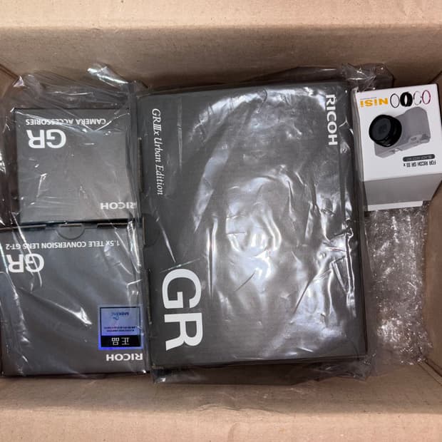 리코 GR3X 텔레컨버전 렌즈, 블랙미스트 필터 일괄