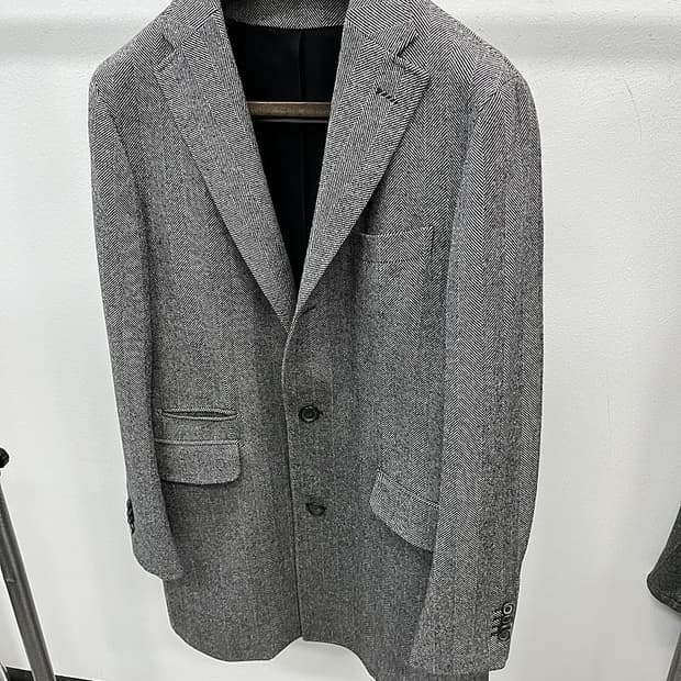 100-105) 마시모두띠 헤링본 울코트 