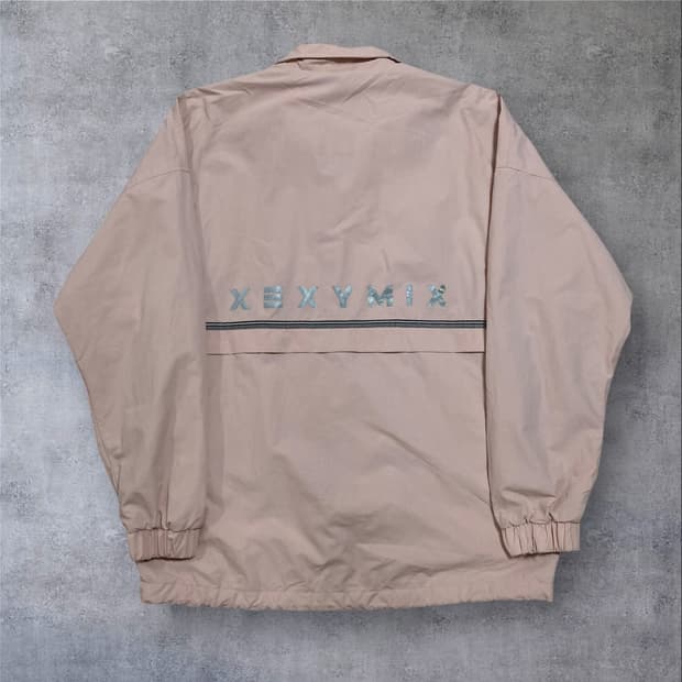 젝시믹스 스몰 로고 스펠아웃 핑크 바람막이