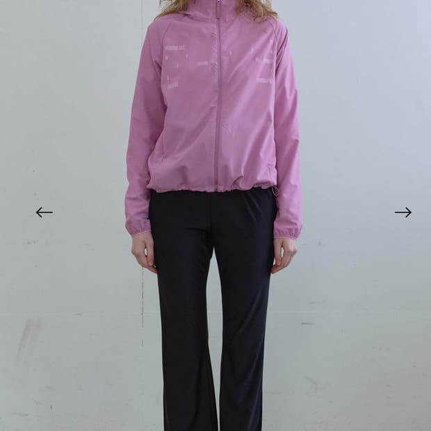 엔조블루스 라이트 슬림 후드 트랙탑 점퍼