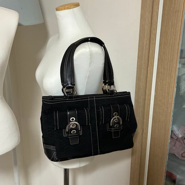 Y2K 코치 토트백