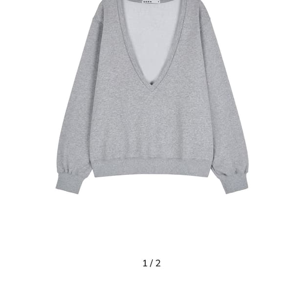 Seen DEEP NECK SWEATSHIRTS 새상품