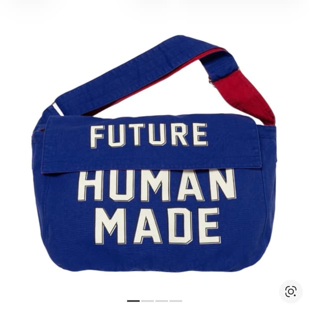 휴먼메이드 메일 백 라지 네이비 크로스백 가방