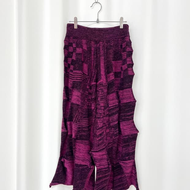 M.&KYOKO knit pants 