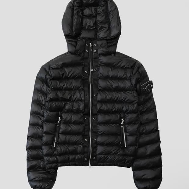 배드블러드 바이퍼31-1 라이트웨이트 후드 푸퍼 - 블랙