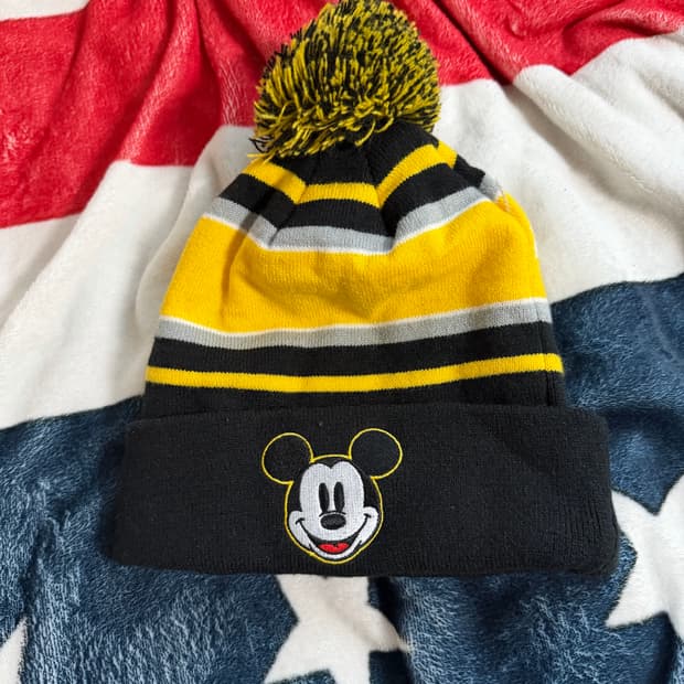 디스이즈네버댓 X 디즈니 콜라보 미키마우스 폼 비니