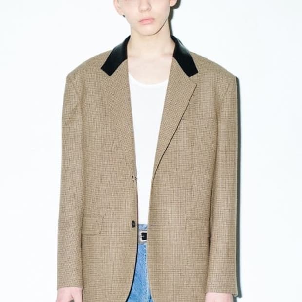 토니웩 체크 블레이저