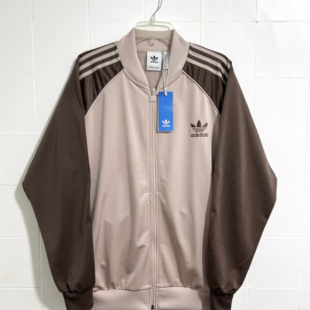 아디다스 sst 브라운 트랙탑 져지