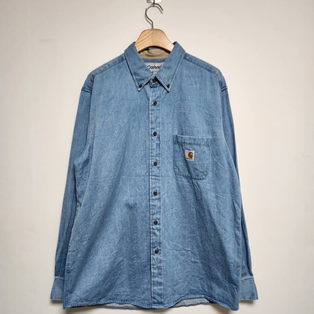 칼하트Carhartt 데님 셔츠 L - S201