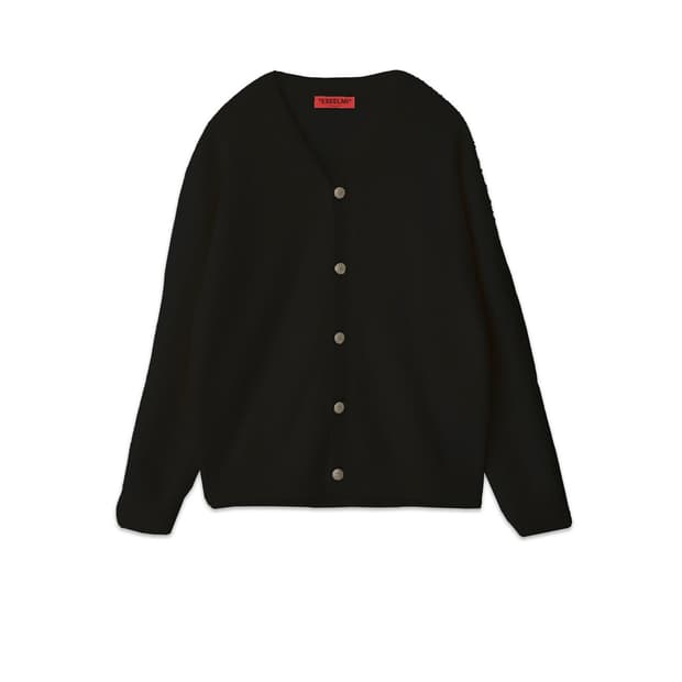 ESEELMI AMERICAN STUD ANGORA CARDIGAN