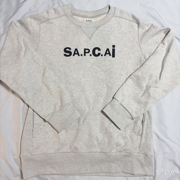 아페쎄 사카이 오트밀 맨투맨 L