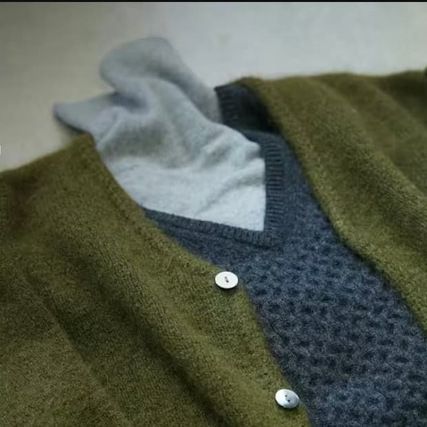 [구매]스테디에브리웨어 모헤어 가디건 다크올리브 2사이즈 