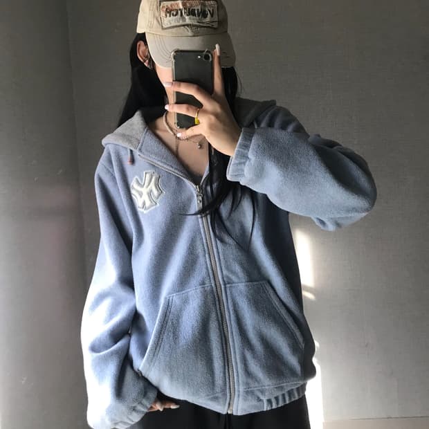 WWS 연하늘 후리스