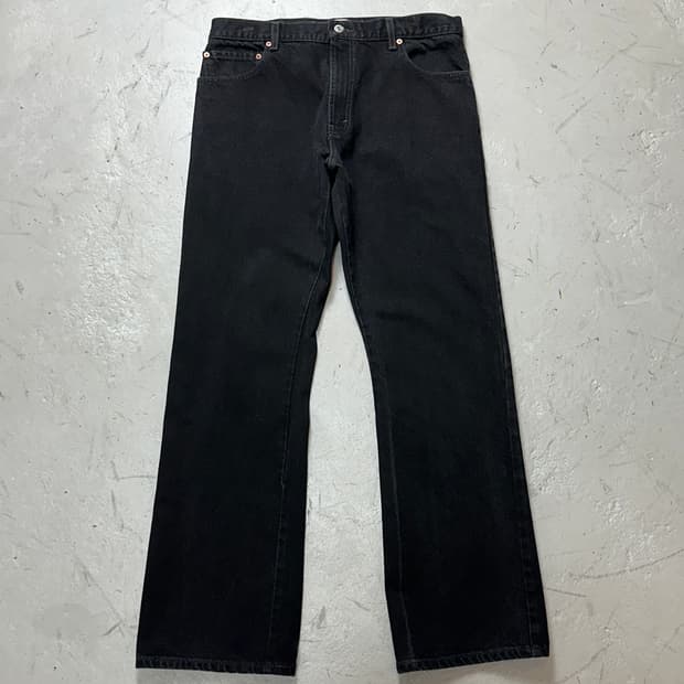 00's 리바이스 517 블랙 부츠컷 플레어진