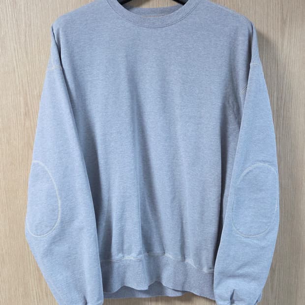 (착샷) 러프사이드 오버사이즈 스웻 티셔츠 맨투맨 