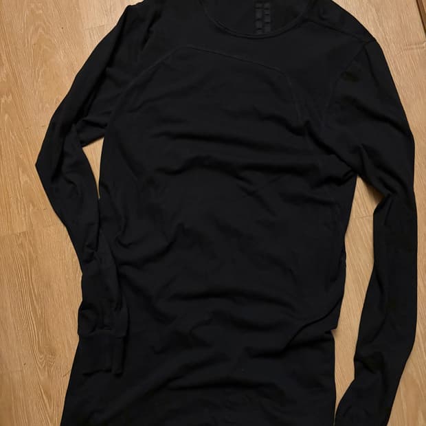 릭오웬스 14SS 다크쉐도우 절개 슬리브 블랙 S