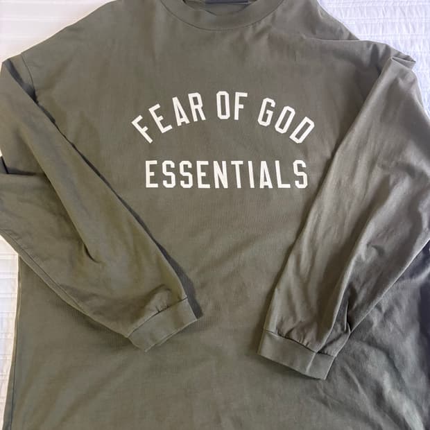 피어오브갓 에센셜 롱슬리브 M 카키