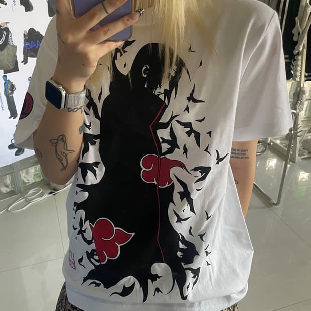 itachi naruto print tee 나루토 프린트 티