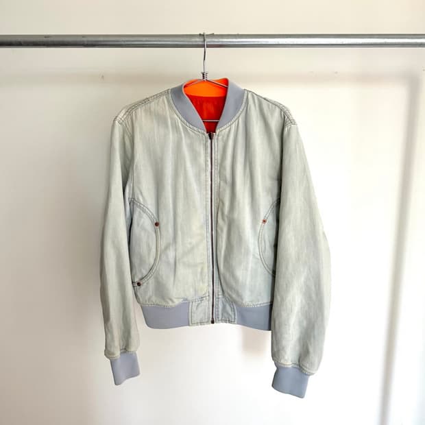 디젤 diesel 데님 블루종 자켓