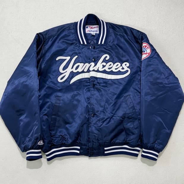 마제스틱 뉴욕 양키스 스타디움 바시티 자켓 점퍼 xl