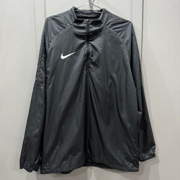 L 나이키 아카데미 드릴탑 바람막이 윈드러너 아노락 웜업 롱슬리브 