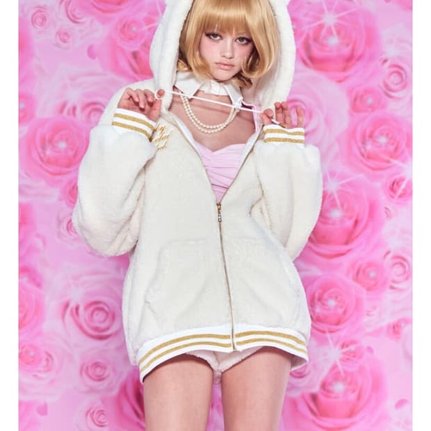 오늘만 베이비메탈클럽 베메클 키티 마쉬멜로우 퍼자켓