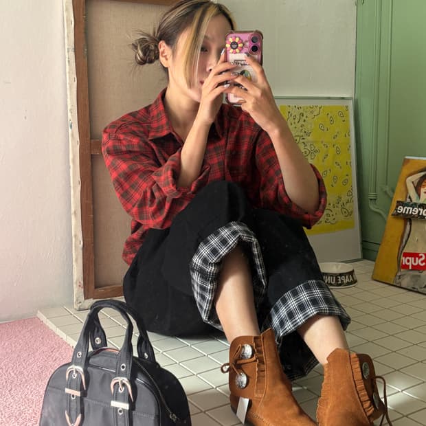 빔즈 하이빔도트백 가방