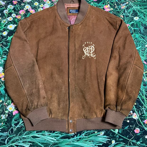 폴로 스웨이드 자켓