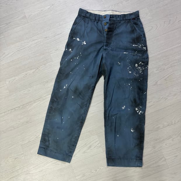 아나크로놈 PAINTED NO TUCK WIDE CHINO TOROUSE