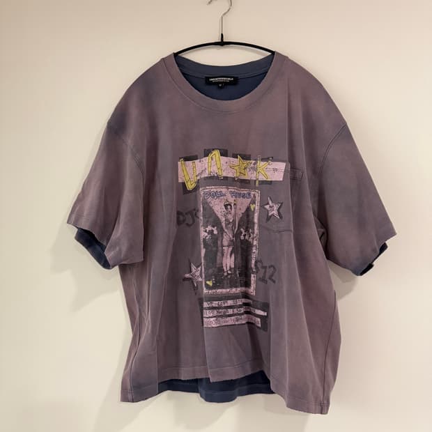 UNKNOWNWORLD 'Sun-Faded Washed Wide T-Sh