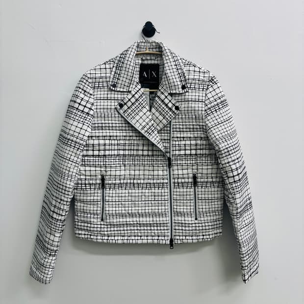 (새 제품) 알마니 ARMANI EXCHANG 패딩 라이더 자켓