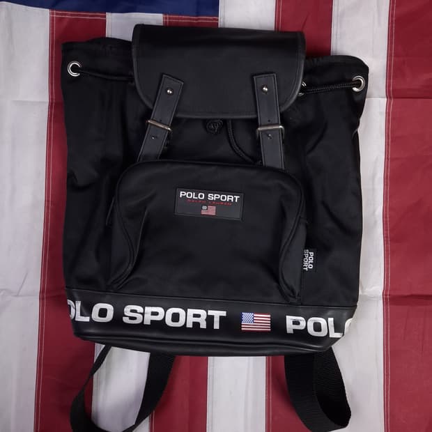 특A 오리지날 90's 폴로 스포츠 스펠아웃 백팩