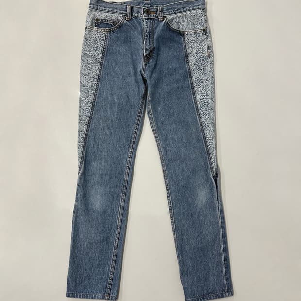 히스테릭글래머 파이톤 팬츠