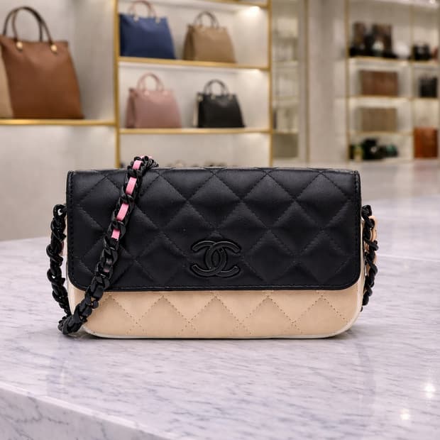 [S급] 샤넬 체인 플랩 폰 홀더 백 판매합니다!!!