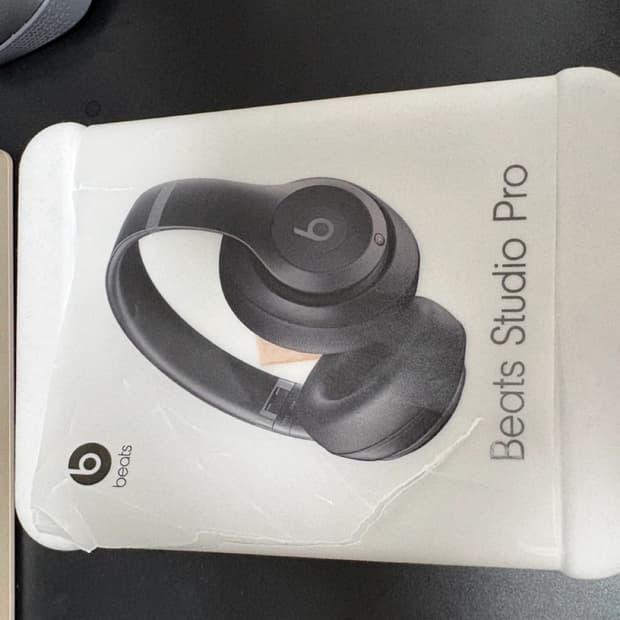 Apple 정품 beats studio pro 무선 헤드폰